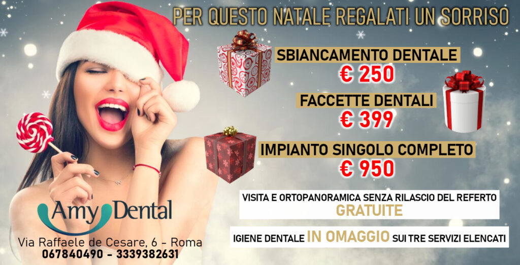 A Natale regalati un sorriso con Amy Dental